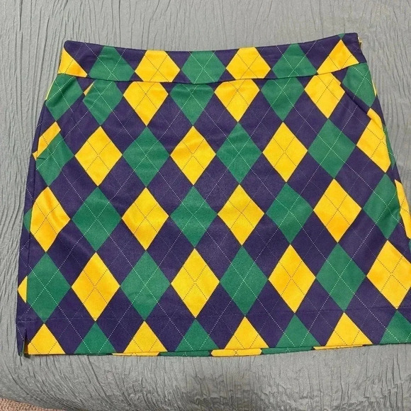 LOUDMOUTH CARNIVALE SKIRT/SKORT SIZE 12 - Picture 2 of 11